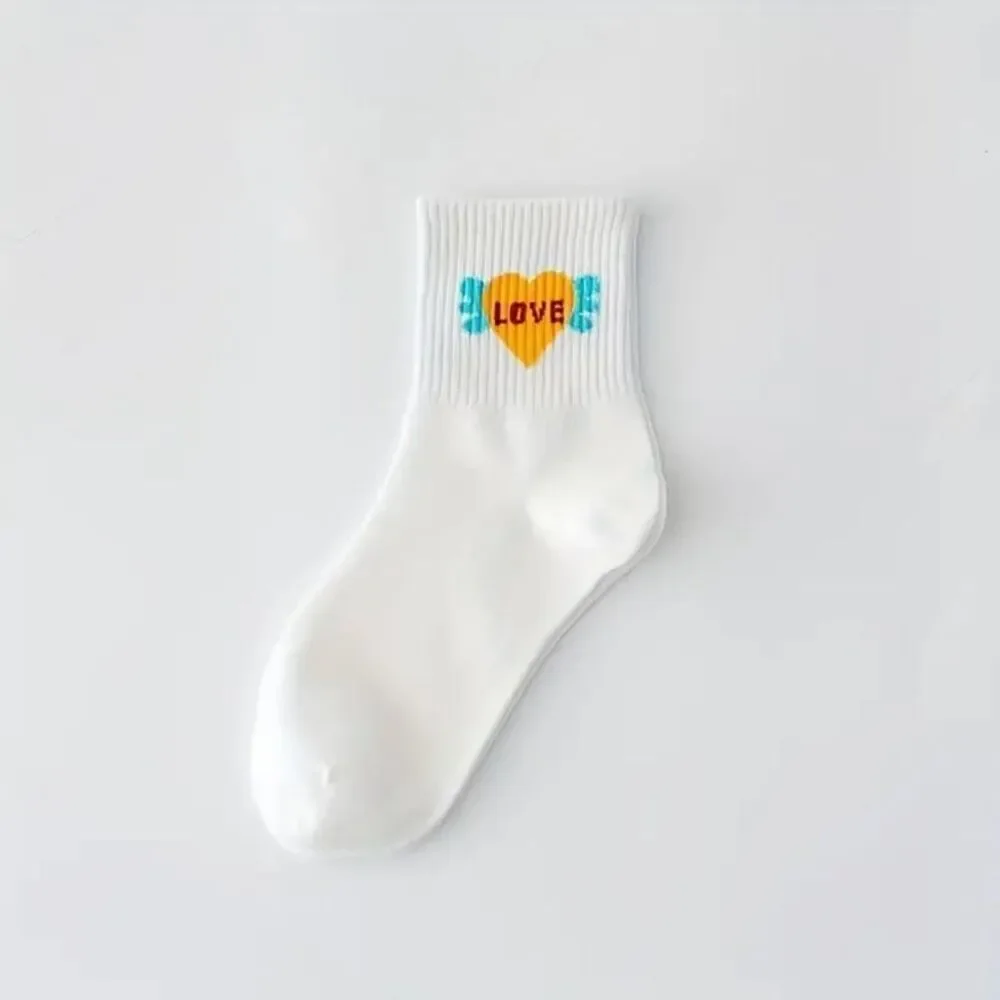 10 Pairs of Whimsical Cartoon Print Socks Soft Breathable and Comfy Womens New